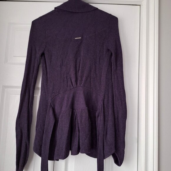 Lululemon Purple Wrap Cardigan with Belt - Picture 2 of 7